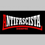 Antifascista siempre čierne trenírky BOXER s tlačeným logom,  top kvalita 95%bavlna 5%elastan